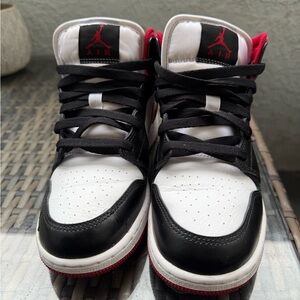 Air Jordan Black, White and Red